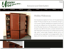 Tablet Screenshot of hobbyhideaway.com